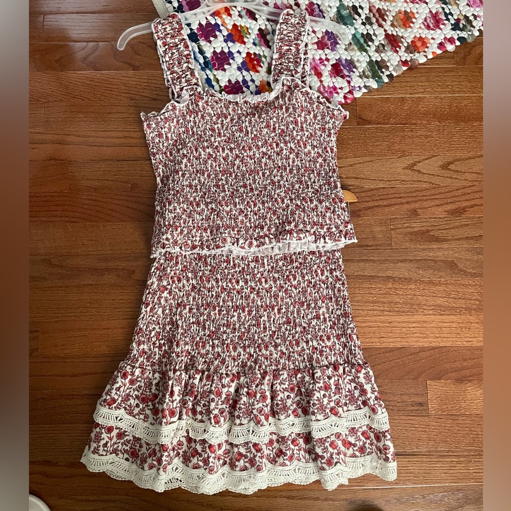 Flower Eyelet set size xs/s